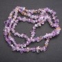 Amethyst-Chips auf Schnur, Durchmesser 7 mm (+-), Länge 80 cm