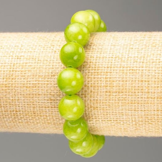Elastisches Armband aus Onyx (künstliches Acryl), Durchmesser 12,5 mm, Länge 18 cm