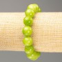 Elastisches Armband aus Onyx (künstliches Acryl), Durchmesser 12,5 mm, Länge 18 cm