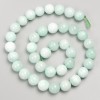 Larimar-Perlen, glatte Kugeln, auf Schnur, Durchmesser ca. 10 mm, Länge ca. 38 cm