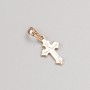 Xuping Kreuzanhänger Vergoldung 18K, Durchmesser 16 x 9,5 mm