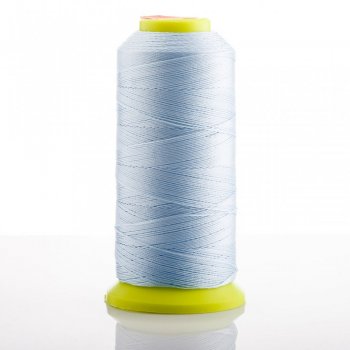 Nylonfaden hellblau, Durchmesser 0,3 mm, für Handarbeiten, 500 m