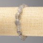 Armband aus Labradorit, facettierte Perlen, Durchmesser 10–12 mm ±, mit elastischem Band, Länge 18 cm+