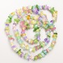 Glaschips in bunten Farben, Chip-Form, Länge 80 cm
