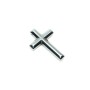 Anhänger Kreuz aus Hämatit, Maße 31 × 43 × 6 mm+