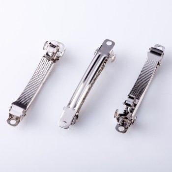 Preis pro Packung / 10 Stk. Basis für Haarnadel „2-Klick“ 6 cm