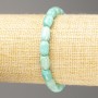 Armband aus natürlichem Amazonit – Barrel-Perlen, Durchmesser 9 × 6 mm, Länge 18 cm (Stretcharmband)