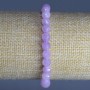Armband aus Kunzit, natürlicher Stein, facettierte Kugeln, Durchmesser ca. 6 mm, Länge 18 cm (Stretcharmband)