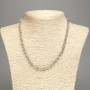 Kette aus Labradorit, facettierte Kugeln, Durchmesser 6 mm, Länge 50 cm +