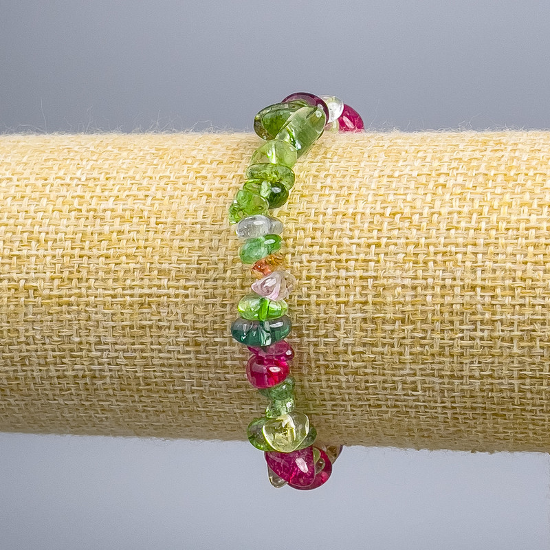 Armband „Sortiment Kieselchen“, Durchmesser ca. 7 × 3 mm, Länge 18 cm (Stretch)
