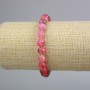 Armband Turmalin mehrfarbig – facettierte Kugeln, Durchmesser 8 mm, Länge ca. 18 cm (Elastikband)