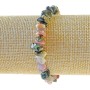 Armband aus natürlichem Turmalin, Turmalin-Krümel, ca. 7×3 mm, Länge ca. 18 cm (Stretch)