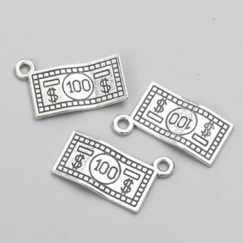 Geld-Anhänger 7×13 mm, Verpackung 25 Stück, 20 g