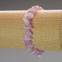 Armband aus natürlichem Kunzit – Kunzit-Chips, Durchmesser 8 × 4 mm ±, Länge 18 cm (Stretch)