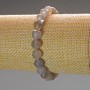 Armband Labradorit, Naturstein, facettierte Kugeln, Durchmesser ca. 8 mm, Länge ca. 18 cm (Stretch)